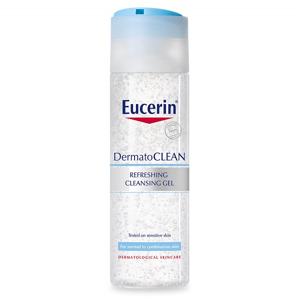Gel rửa mặt dành cho da nhạy cảm Eucerin Dermato Clean Refreshing Cleansing Gel