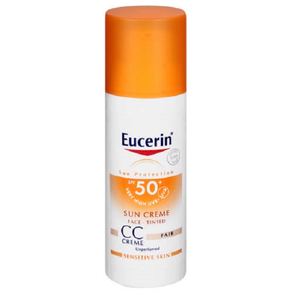 Kem chống nắng Eucerin Sun Protection Sun Cream Face - Tinted CC Cream SPF 50+ 50ml