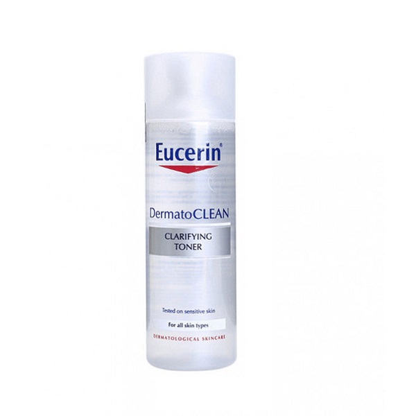 Nước hoa hồng Eucerin DermatoClean Clarifying Toner 200ml dành cho da nhạy cảm, da thường