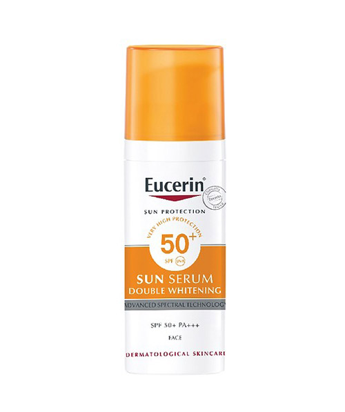 Kem chống nắng Eucerin giúp giảm thâm nám và dưỡng trắng da Eucerin Sun Serum Double Whitening SPF50+