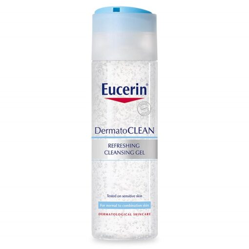 gel rua mat danh cho da nhay cam eucerin dermato clean refreshing cleansing gel 1