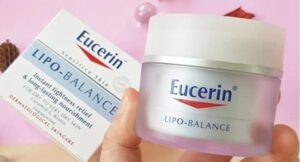 review kem duong am eucerin lipo balance