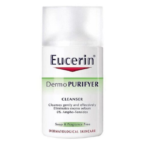 sua rua mat danh cho da mun eucerin dermo purifyer cleanser 100ml