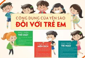 tac dung cua yen sao cho be bieng an