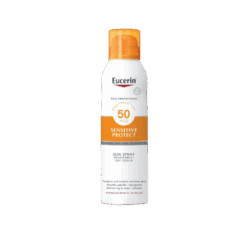 Xịt chống nắng Eucerin Sun Spray Transparent Dry Touch Sensitive Protect SPF 50